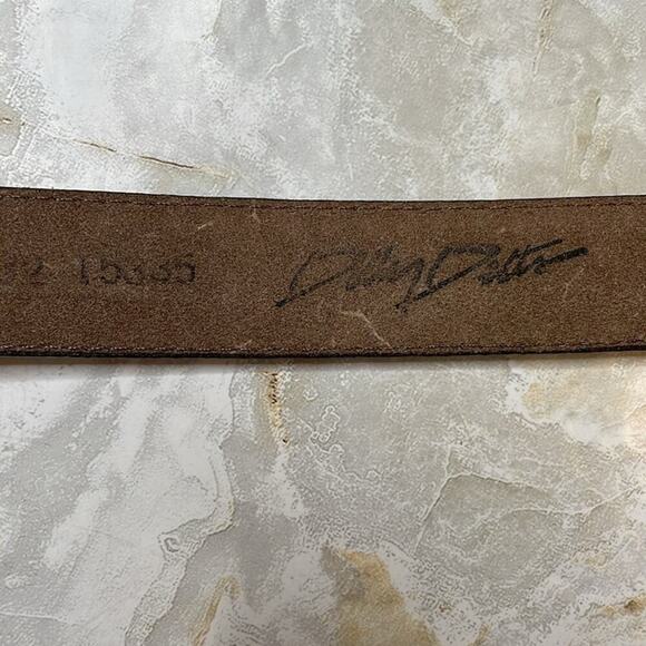Vintage Billy Belts western style leather belt main image 4